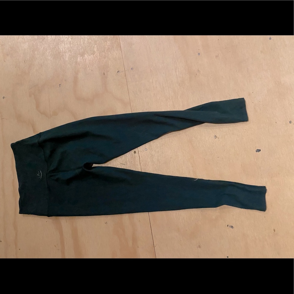 Beyond Yoga High Rise Space Dye dark green size SMALL